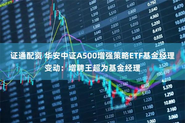 证通配资 华安中证A500增强策略ETF基金经理变动：增聘王超为基金经理